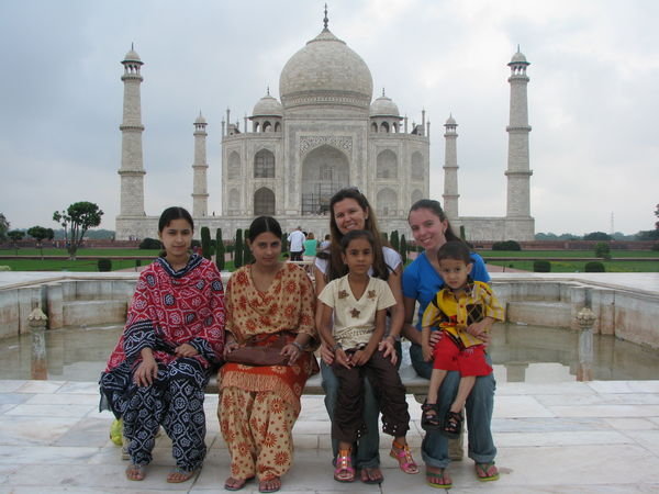 Indian family asked to take photo with us.