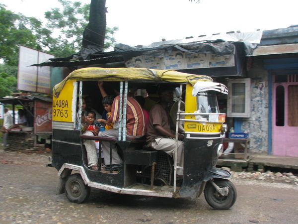 Packed Auto-Rickshaw