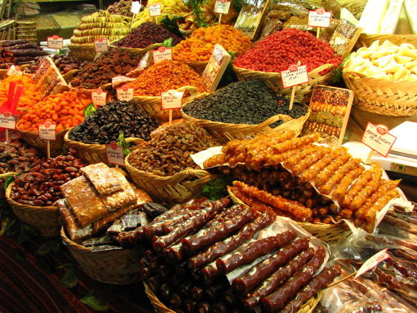 Delicious dried fruit sold everywhere