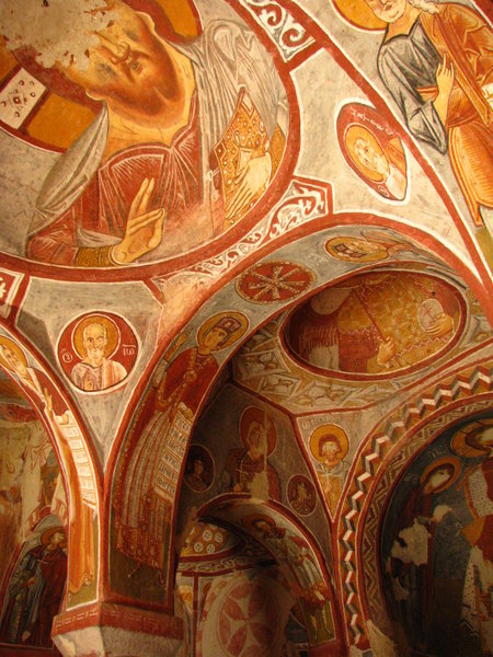 Ceiling of Cave church
