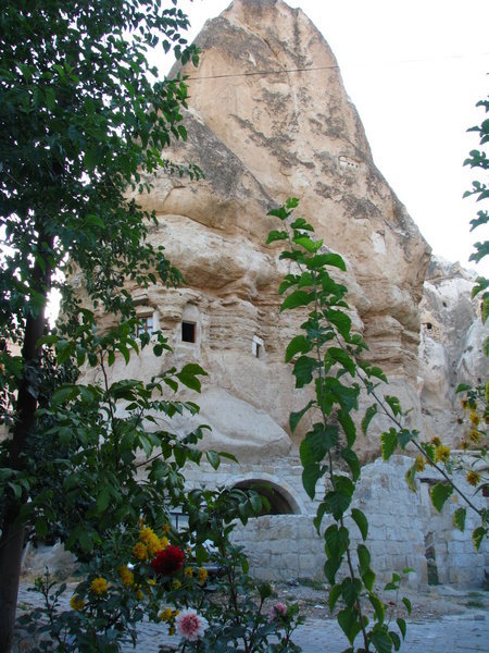 cave and garden