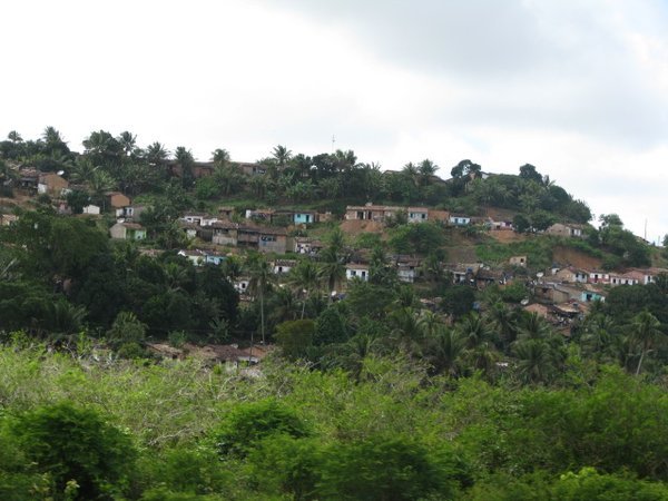 Unlike in the US, the poor are the ones living on the hills!!