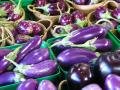 Eggplant at market