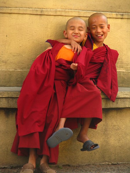 Little monks at Kopan Monastery