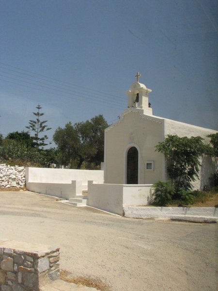 Road side church in Syros