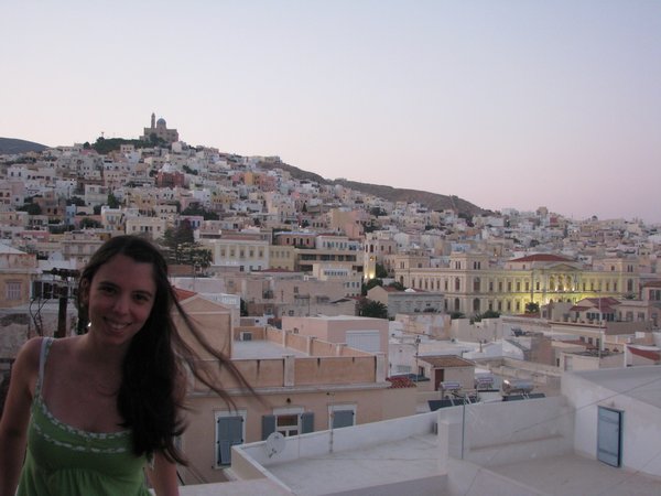 Ano Syros view from roof top