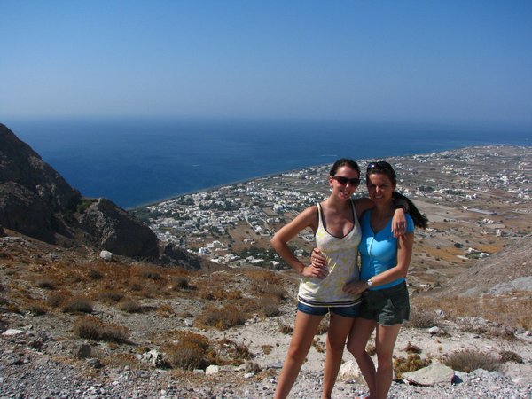 Amanda & Mom in Santorini