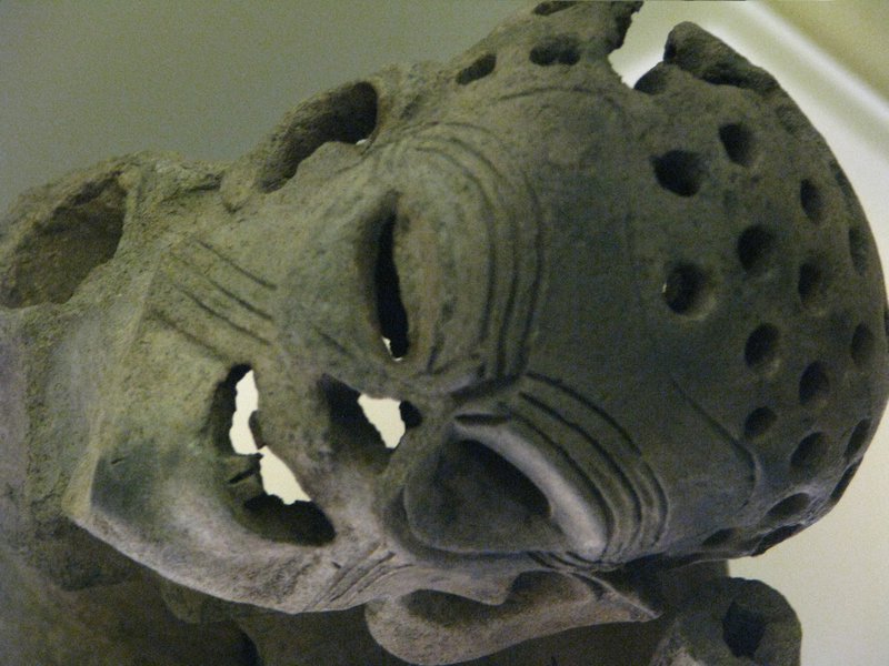 pre-colonial ceramic representing death