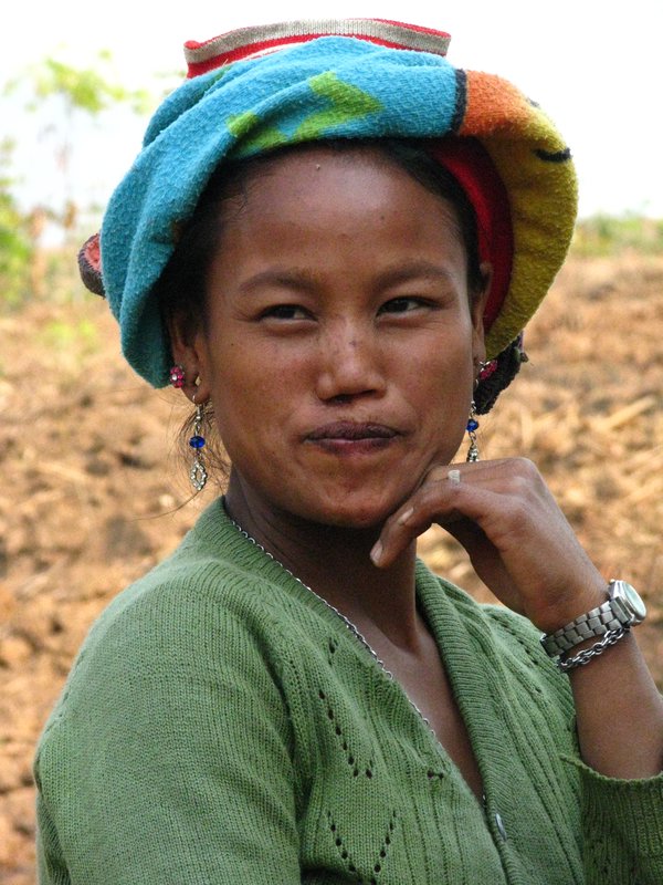 Burmese tribal woman
