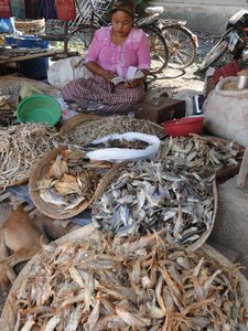Market dried fish