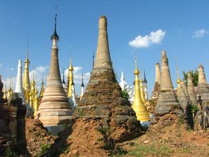 Stupas, from ancient to new