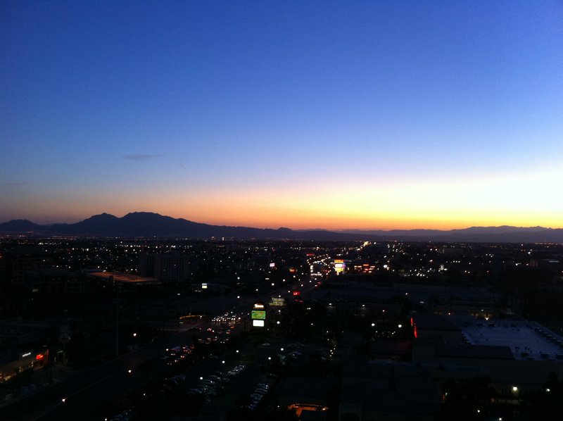 Sunrise in Las Vegas