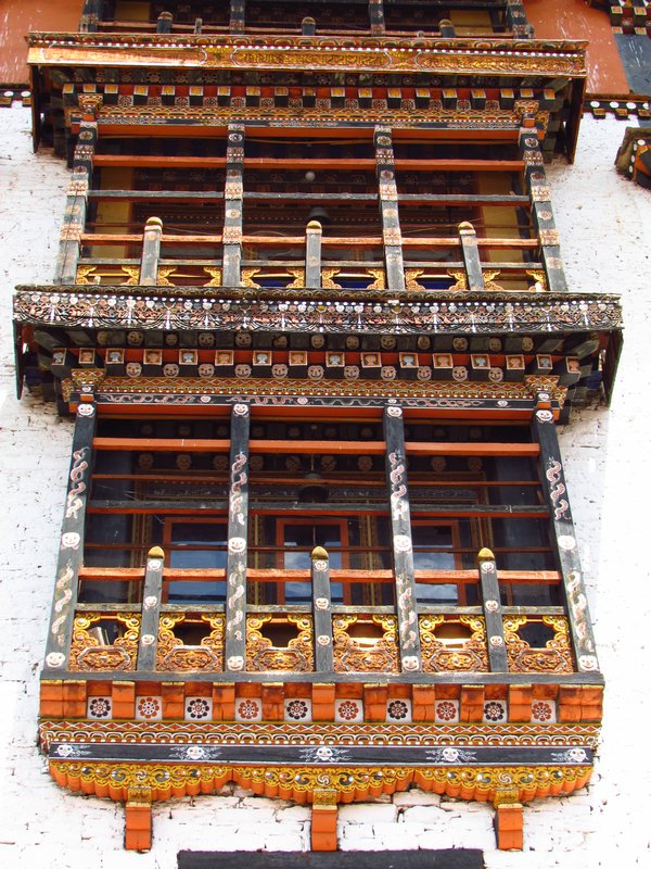 Windown at Paro Dzong