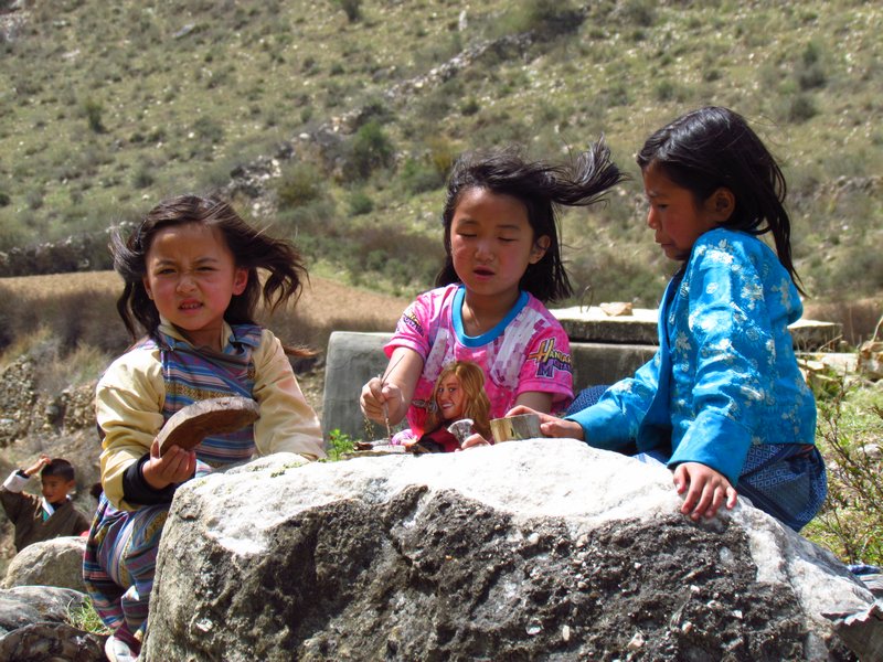 Bhutanese girls