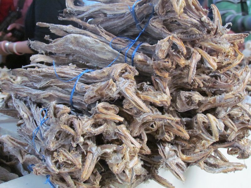 Salted dry fish from India