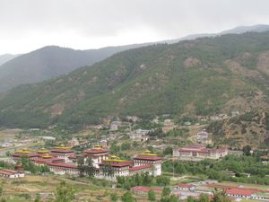 Thimphu view from my room
