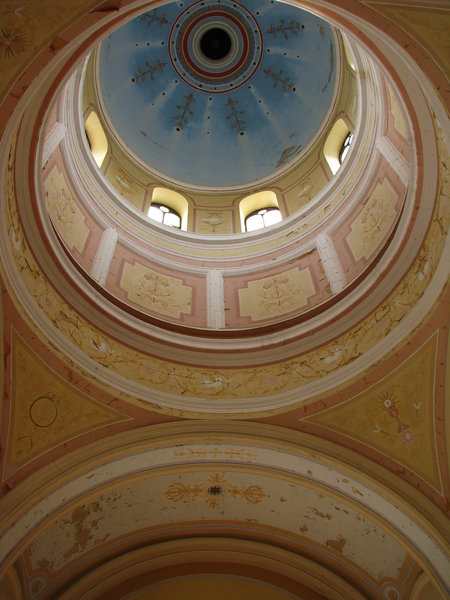 Ceiling at cemetery  