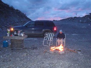 Camping in the Quarry