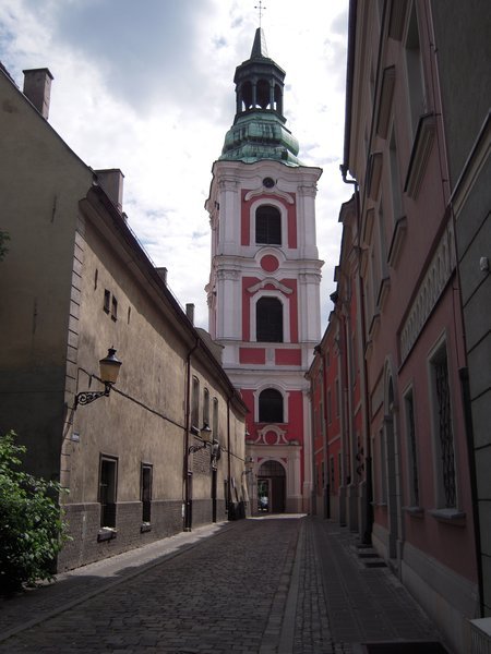 One of Poznans' many churches