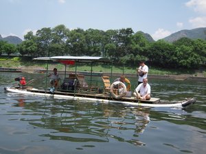 Bamboo boat to Yangshuo