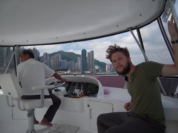 Yacht trip on HK bay
