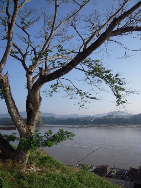 The banks of the Mekong in Chiang Khong