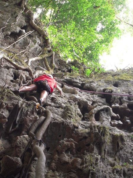 Rock Climbing in Vang Vieng