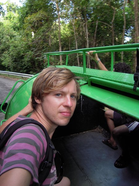 Riding home in a garbage truck (Koh Tarutao)
