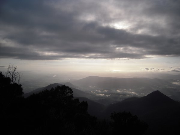 From the top of Mt Warning