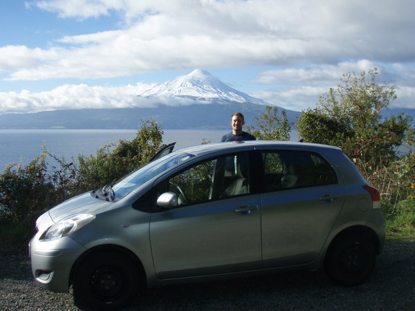 Rental car and Orsono volcano
