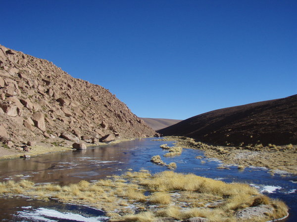 An Atacama river looking South