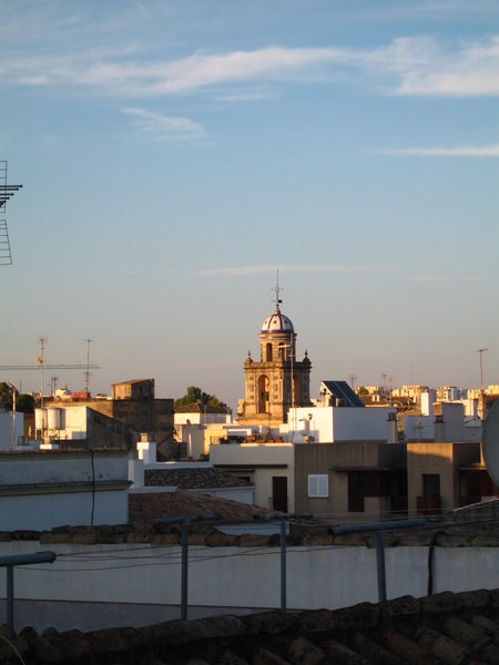 Rooftop view of Jerez