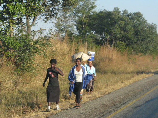 Zambians Walk Everywhere