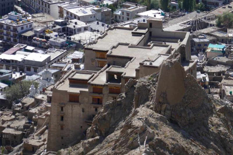Leh Palace from the Tsemo Fort