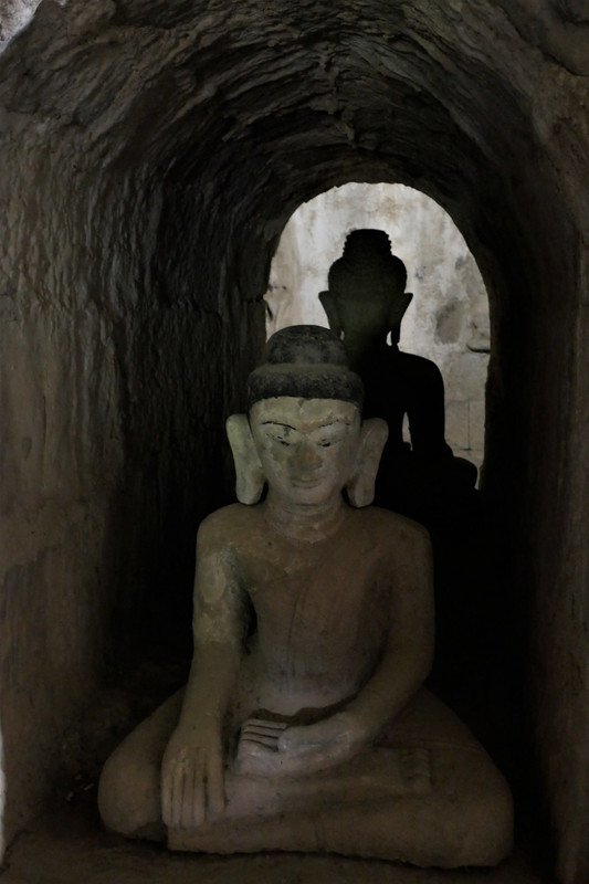 inside Dukkanthein Paya, Mrauk U