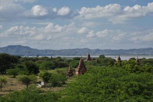 Myinkaba temples and the Irrawaddy