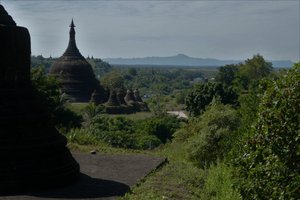 view from Ratana San Rwe Paya, Mrauk U