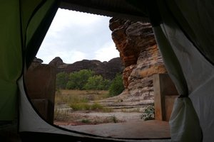 view from my tent