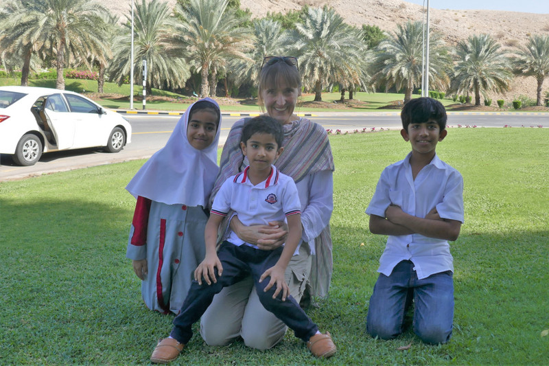 yours truly with Muneer's kids