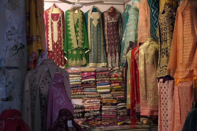 a blast of colour in Mingora bazaar