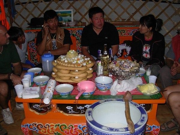 visiting a horse trainer during Naadam