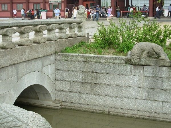 bridge detail at Gyeongbokgung
