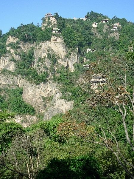 towards the top of Kongtong Shan
