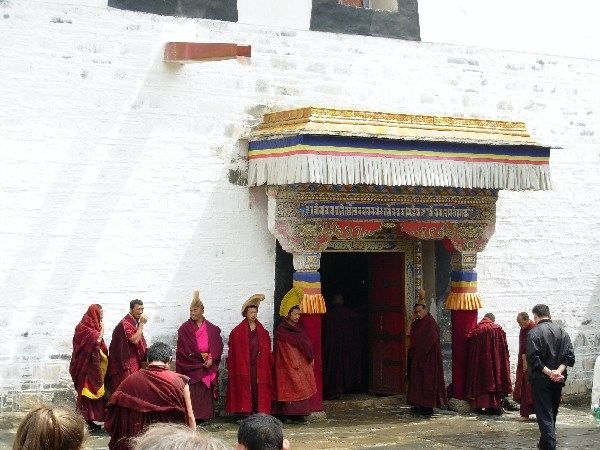 monks at Labrang Monastery, Xiahe