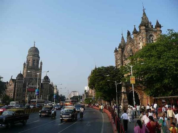 Mumbai Municipal Government Building and Victoria Terminus