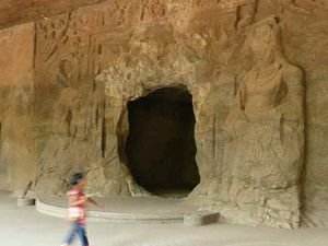 cave temple on Elephanta Island