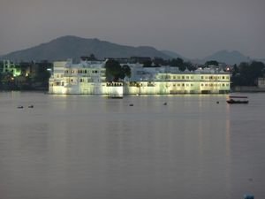lights in the Lake Palace