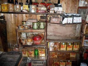 provisions in Scott's hut