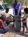 mending a tyre is a family business