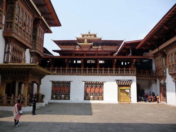 inside Punakha Dzong